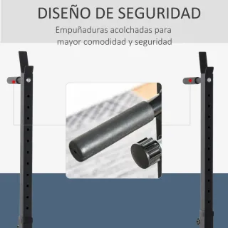 Soporte Ajustable para Barras de Pesas  121-171cm
