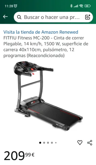Cinta de Correr FITFIU MC-200