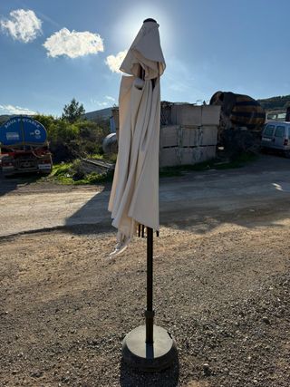 Sombrilla de Terraza con Base Pesada