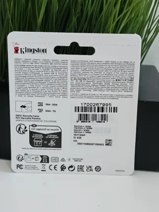 Cartão Micro SD Kingston 64GB c/ Adaptador