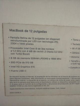 MacBook 12 2017 Argento Multicolore
