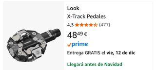 Pedales LOOK X-TRACK MTB Clipeless