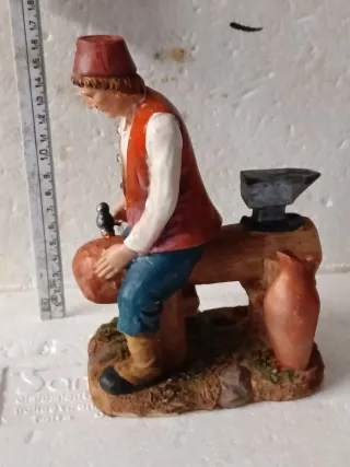 Statua presepe pastore resina