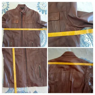 Chaqueta 100% piel marrón Southern Cotton talla 44