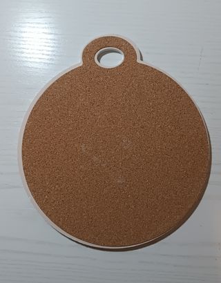 Sottopentola rotondo donna floreale