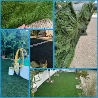 Césped artificial reciclado