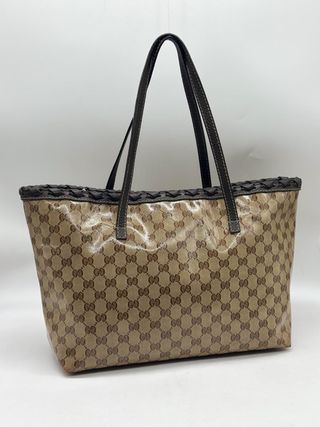 Borsa Gucci Bamboo Tote Beige/Marrone