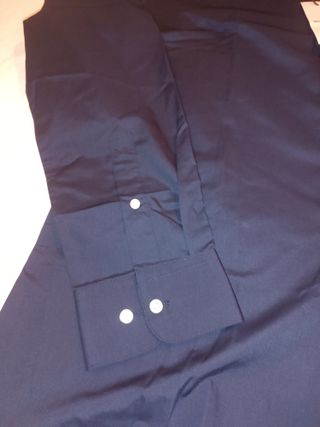 Camisa Jack & Jones Slim Fit Azul Talla XL