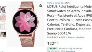 Smartwatch Lotus