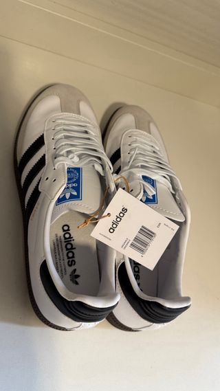 Zapatillas Adidas Samba Hombre Blancas Negras