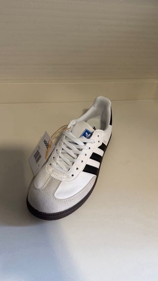 Zapatillas Adidas Samba Hombre Blancas Negras
