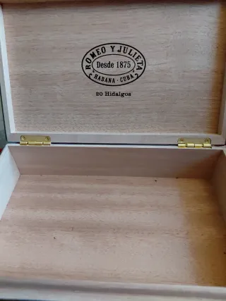 Scatola vuota di sigari Hidalgo