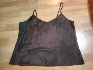 Camiseta Cortefiel Talla 46 Marrón