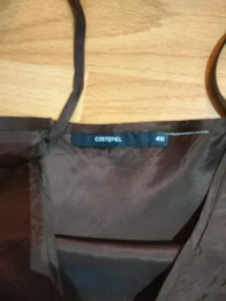 Camiseta Cortefiel Talla 46 Marrón