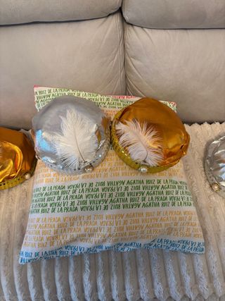 4 Gorros Navidad Reyes Pajes