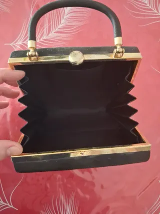 Bolso de mano negro