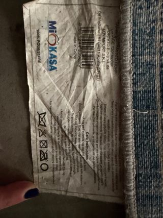 Tappeto stile orientale blu e beige