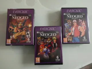 Evercade NeoGeo Arcade 1, 2 y 3