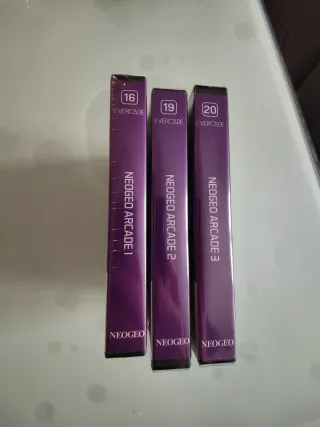 Evercade NeoGeo Arcade 1, 2 y 3