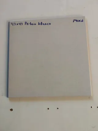 43x43 Petris blanco solería interior