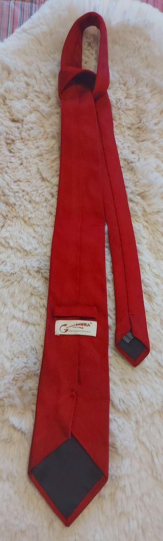 Cravatta Vintage Gianni Mura Milano Rossa