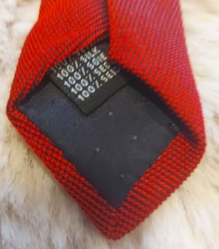 Cravatta Vintage Gianni Mura Milano Rossa
