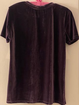 Camiseta Zara Terciopelo BE GREAT Talla M