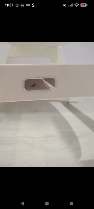 Trona Hauck madera blanca evolutiva