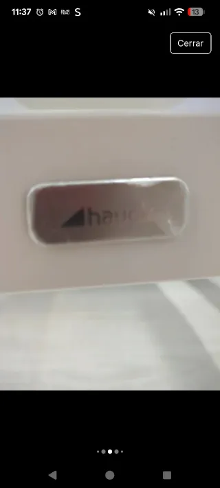 Trona Hauck madera blanca evolutiva