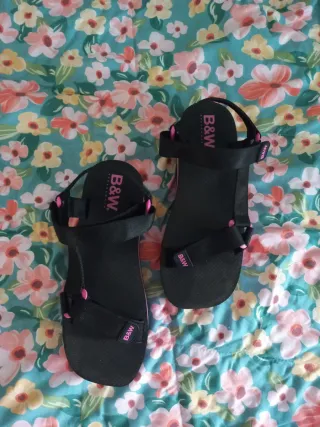 Sandalias B&W Plataforma Arcoíris