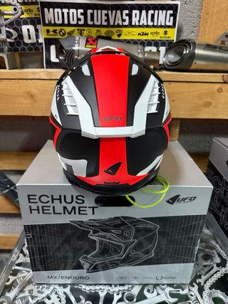 Casco Cross UFO Echus Fibra Vidrio