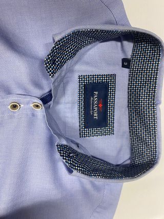Camisa azul Passaport Talla M