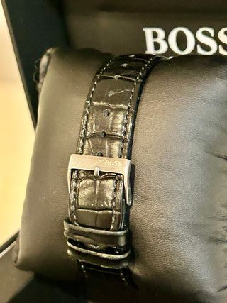 Reloj BOSS Cronógrafo Hombre Negro/Plata