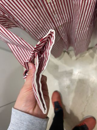 Camisa Polo Ralph Lauren Rayas Rojas y Blancas