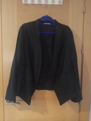 Blazer Punto Roma Negro Talla 54