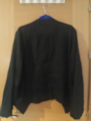 Blazer Punto Roma Negro Talla 54