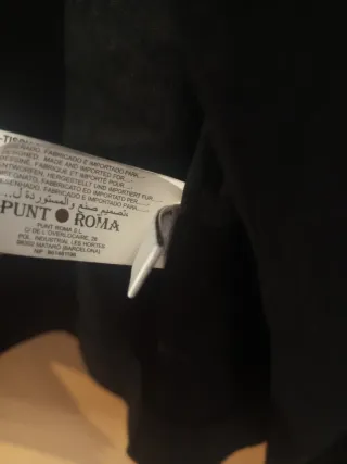 Blazer Punto Roma Negro Talla 54