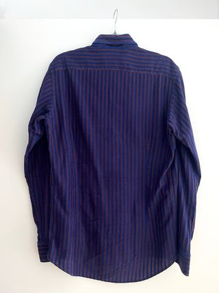 Camisa hombre Etro rayas morado/azul - IT 48