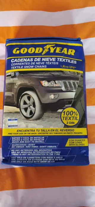 Cadenas Nieve Goodyear Textiles 2uds