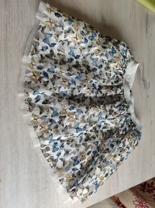 Falda Tex Talla 13/14. Mariposas