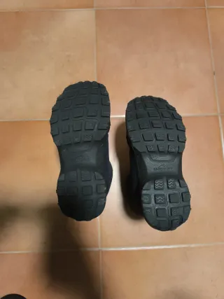 Botas de nieve Quechua niño negro/naranja