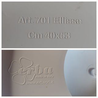 Vaso in plastica alto porta fiori con porta vaso