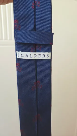 Corbata niño Scalpers azul y granate