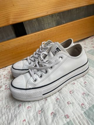 Sneakers Converse Chuck Taylor Platform Bianche