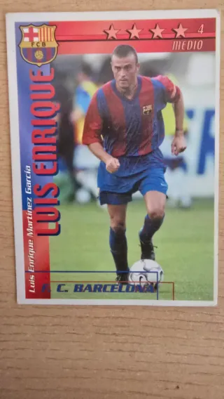 Cromo Luis Enrique FC Barcelona 2002-2003