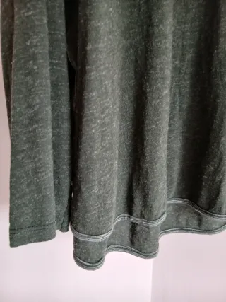 Camiseta verde manga larga T/44