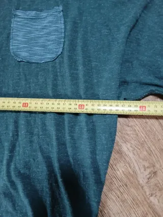 Camiseta verde manga larga T/44