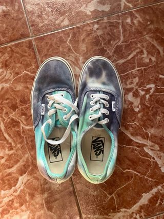 Zapatillas Vans Tie-Dye Azules y Verdes