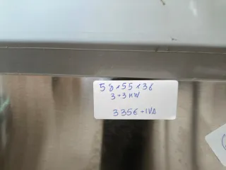 FREIDORA INDUSTRIAL 10 + 10 L CAP TOTAL