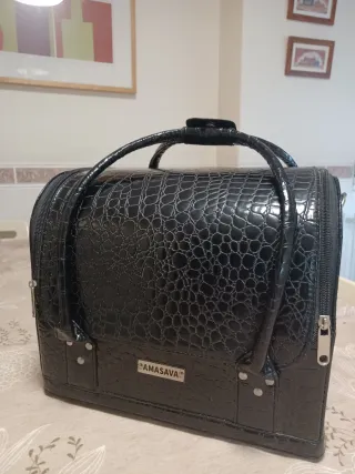 Maletín maquillaje profesional AMASAVA negro